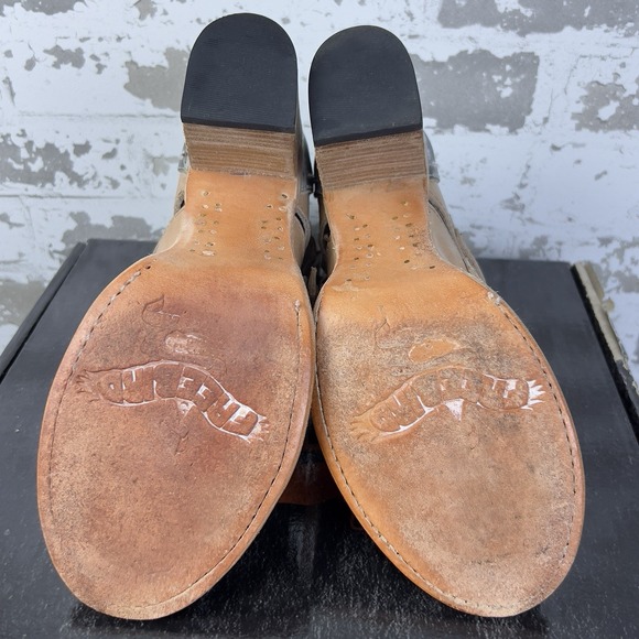 Freebird Braeden Blush Gladiator Sandal Boots Sz 9 Strappy Chunky Peep Toe Brown - Picture 12 of 16